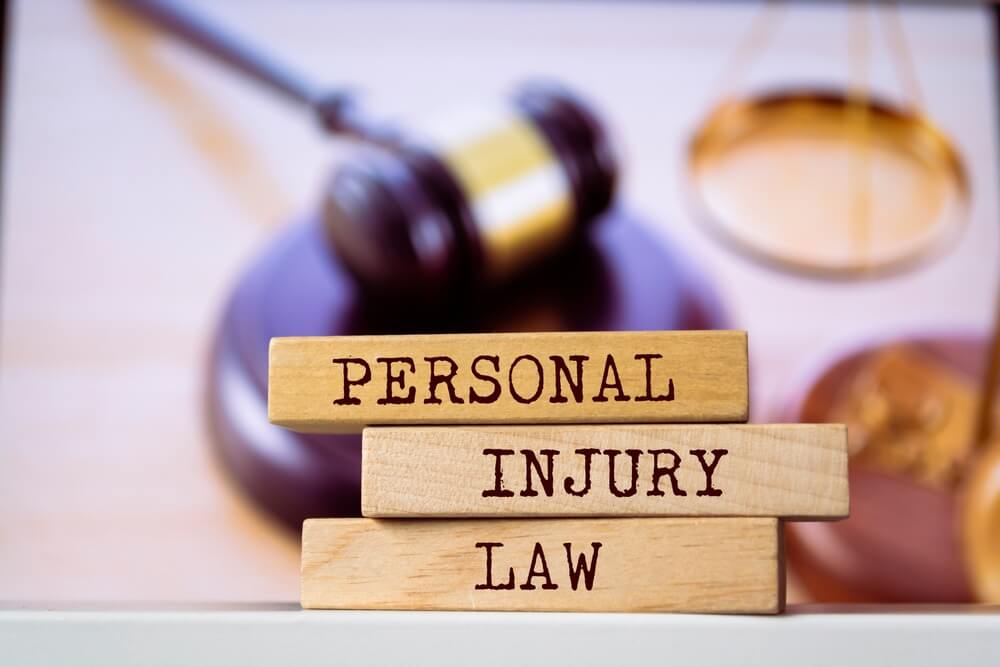 stacked blocks with words personal injury lawyer