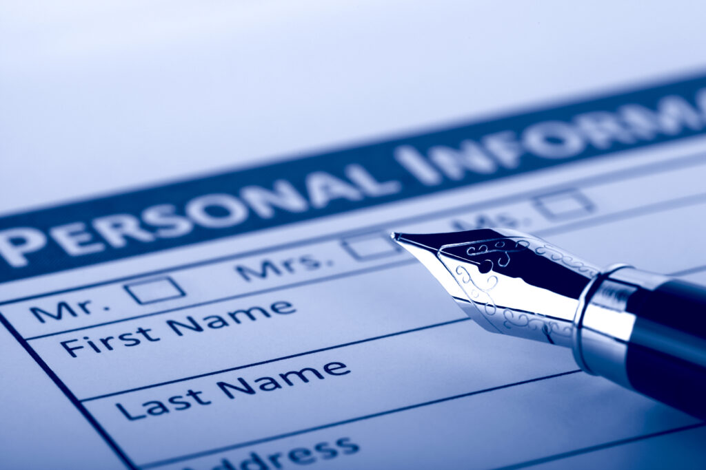 Personal Injury Claim Form